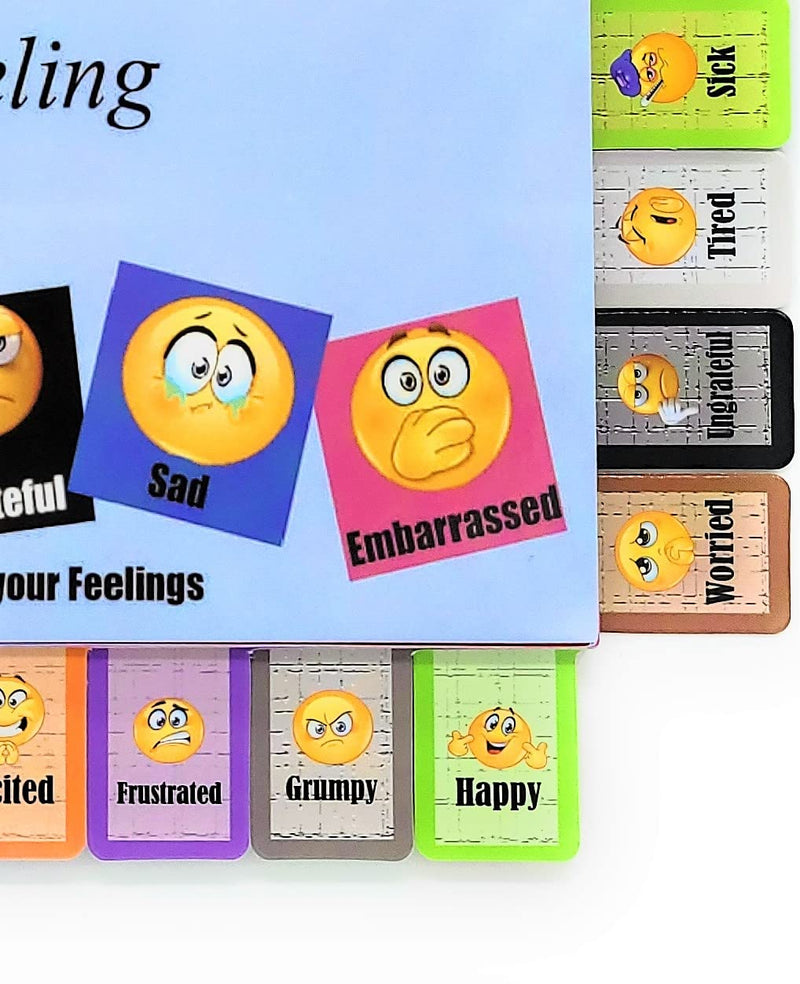 [Australia - AusPower] - Thought-Spot I Know What to Do Feeling/Moods Products: Different Moods/Emotions; Autism; ADHD; Helps Kids Identify Feelings and Make Positive Choices (Moods/Feelings Flipbook) Moods/Feelings Flipbook 