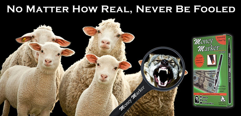 [Australia - AusPower] - Money Marker (12 Pens) --- Counterfeit Bill Detector Pen with Upgraded Chisel Tip - Detects Fake Counterfit Bills, Universal Currency Detectors Pack 