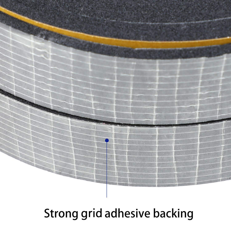 [Australia - AusPower] - Yotache Adhesive Weather Stripping 2 Rolls 1" W X 1/8" T, Neoprene Foam Weatherstrip Tape for Automotive, 33 Ft Length (2 X 16.5 Ft Each) 1" x 1/8" x 33' 