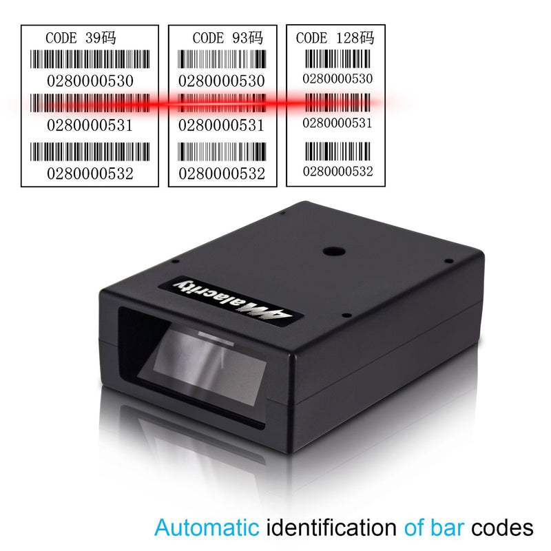 [Australia - AusPower] - Alacrity Embedded Mini Laser Barcode Scanner,1D Barcode Reader，Easy to Embedded into an Terminal Devices 