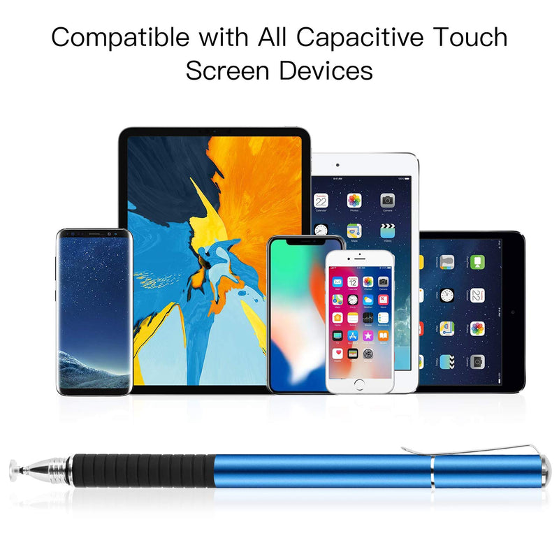 [Australia - AusPower] - Waysse 3 Stylus Pens for Touch Screens, Capacitive Pen High Sensitivity & Fine Point, Universal Stylus with Clear Disc for iPhone X/8/8plus iPad/iPad Pro/iPad Mini and All Capacitive Touch Screens 