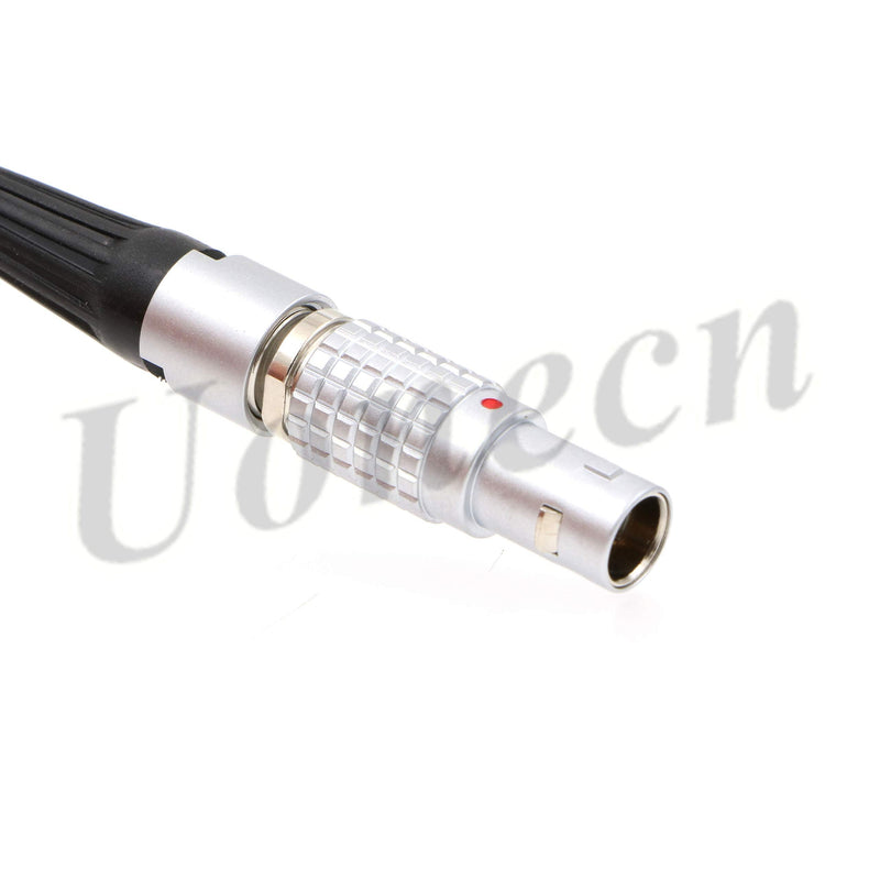[Australia - AusPower] - Uonecn Right Angle DC Male to 2 Pin Male Teradek Bolt Power Cable for Transmitter Tilta Battery Plate on The FS7 