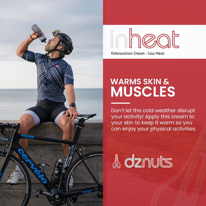 [Australia - AusPower] - dznuts InHeat Embrocation Cream, Cold Weather Chamois Cream, Low Heat, 6.7 fl. Oz, 200ml 