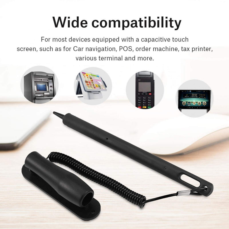 [Australia - AusPower] - Stylus Pens for Touch Screens Soft Round Touch Head Stylist Pen Compatible with Car Navigation POS Order Machine Tax Printer 