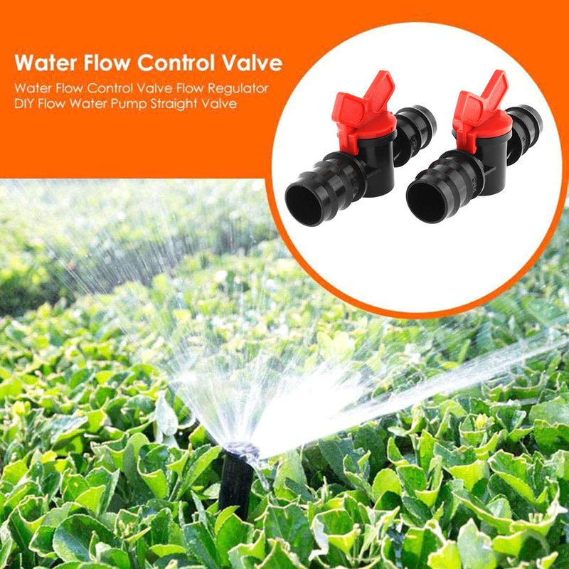 [Australia - AusPower] - DGZZI Barbed Ball Valve 4PCS 1-Inch ID in-Line Ball Valves Shut-Off Switch Hose Barb Connectors for Drip Irrigation and Aquariums 