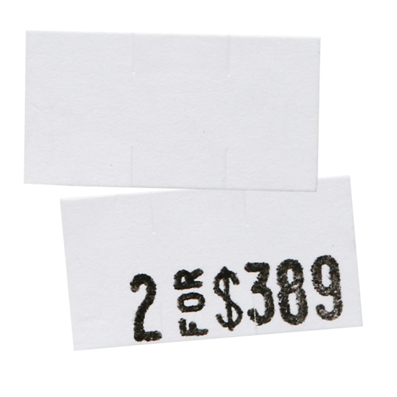 [Australia - AusPower] - White Pricing Labels for Monarch 1110 Price Gun – Sixteen Rolls, 17,000 Pricemarking Labels White - 1 Sleeve. 
