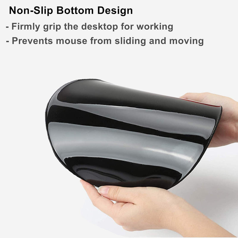 [Australia - AusPower] - Mouse Pad with Wrist Support, Non Slip Mousepad Wrist Rest for Office, Computer, Laptop & Mac- Durable & Comfortable & Lightweight Ergonomic Support Mouse Mat (Beige Purple Marble-Wrist) Beige Purple Marble-wrist 