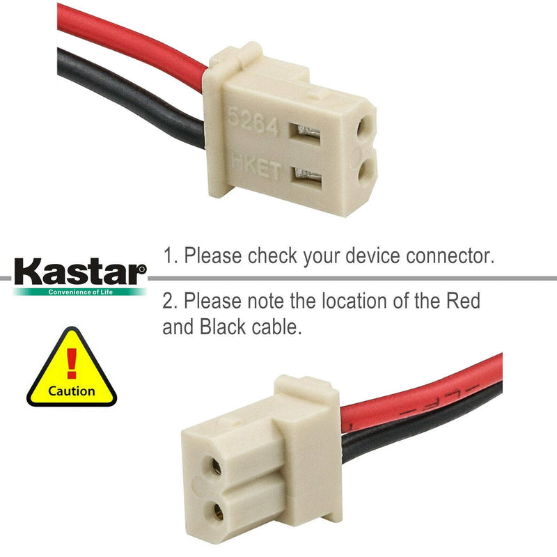 [Australia - AusPower] - Kastar 2-Pack Battery Replacement for Vtech CS6729-5 CS6829 CS6829-2 CS6829-3 CS6859 CS6859-2 CS80100 CS81100 CS82100 CS82300 CS82350 DS6151 DS6501 DS6511 DS6511-2 DS6520 DS6520-22 DS6521 Handset 