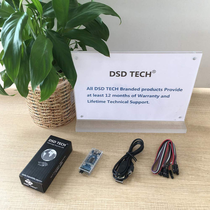 [Australia - AusPower] - DSD TECH SH-U09F USB to TTL Adapter Support 3V3 and 5V0 TTL Featuring Genuine FTDI FT232RL IC 