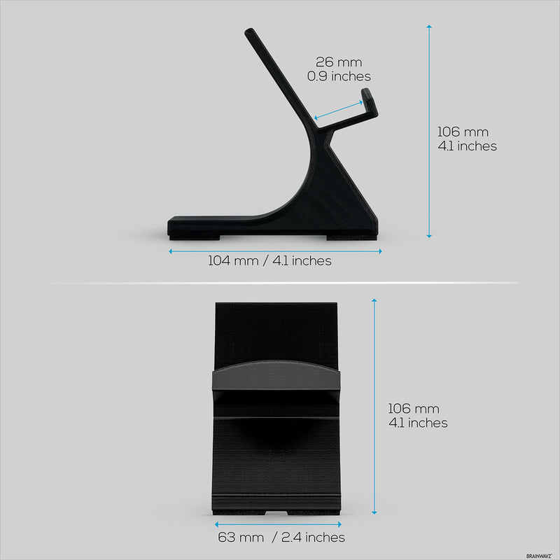 [Australia - AusPower] - Game Controller Desktop Holder Stand (2 Pack) - Universal Design for Xbox ONE, PS5, PS4, PC, Steelseries, Steam & More, Reduce Clutter UGDS-05 by Brainwavz 