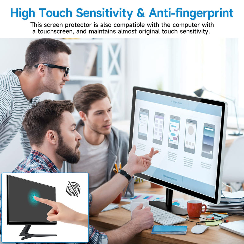 [Australia - AusPower] - [2 PACK] 23 inch Anti Glare (Matte) Screen Protector Compatible for All Brands of 23" Widescreen Desktop with 16:9 Aspect Ratio Monitor [!!!Not for 16:10 Aspect Ratio Monitor] 