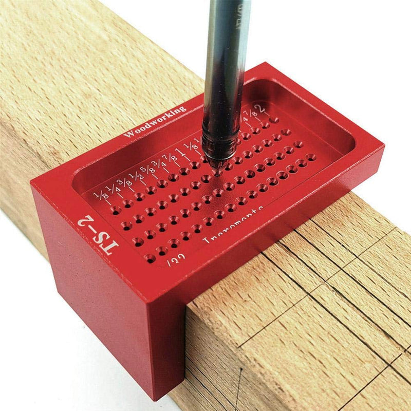 [Australia - AusPower] - YWBL-WH TS-2 Woodworking Cross Calibration Ruler, British System T Type Scribing Marking Gauge Linear Measurement Tool 