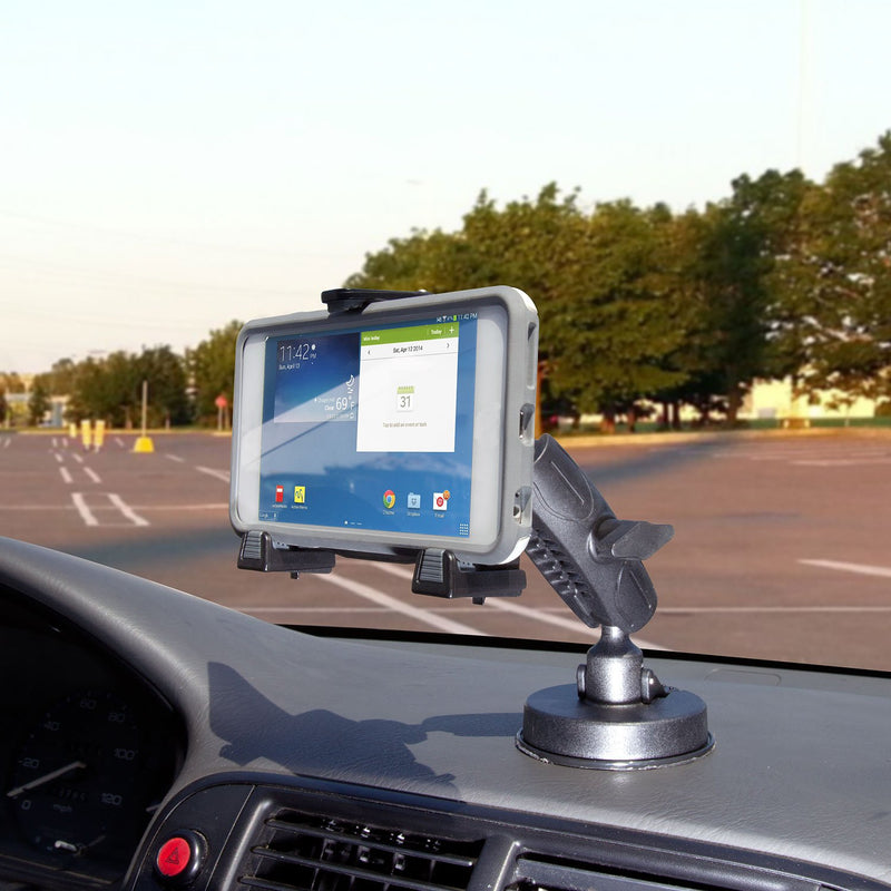 [Australia - AusPower] - iBOLT xProDock NFC Bizmount - Phone Holder/Mount with Heavy Duty Suction Cup Base and 2m microUSB Cable- for Your Windshield, Dashboard - for Telematic Commuters, Fleets, Cars, Large Trucks, Vans 