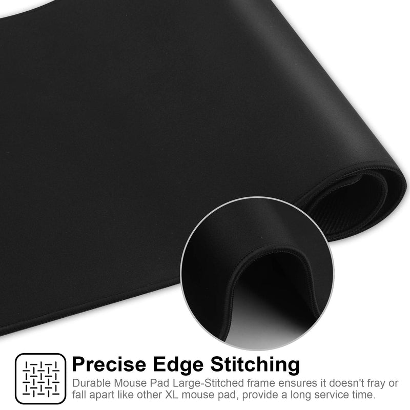 [Australia - AusPower] - Jahosin Large Gaming Mouse Pad with Stitched Edges,[27.5x11.8In] Extended Mouse Pad with Non-Slip Natural Rubber Base for Gamer/Desktop/Office/Home (70x30 Blackus) 70x30 Blackus 