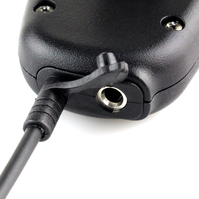 [Australia - AusPower] - Retevis 2 Pin Shoulder Speaker for Baofeng UV-5R 888S Retevis RT22 RT21 RT19 H-777 H-777S RT15 RT22S RT68 RB18 RT27 RB35 RT21V 2 Way Radio Mic 3.5mm Audio Jack Walkie Talkie Microphone (1 Pack) 