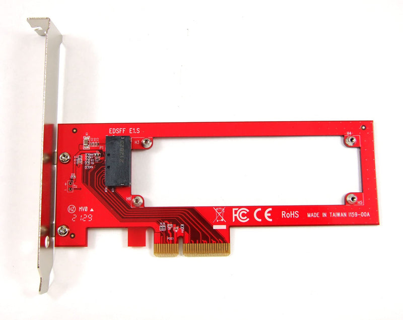 [Australia - AusPower] - Ableconn PEXE1S159 PCIe 4.0 x4 Host Adapter for EDSFF E1.S NVMe SSD - NVMe E1.S SSD PCIe Carrier Adapter 
