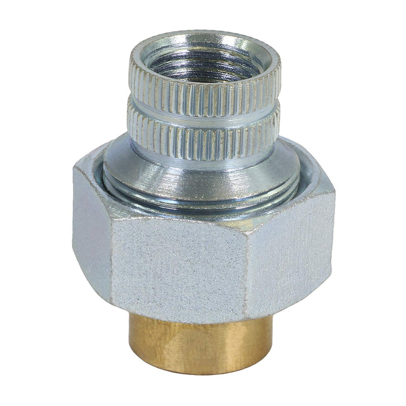 [Australia - AusPower] - Midline Valve EVGG0100-OM Dielectric Union Pipe Fitting 1 in. FIP Reduces Electrolysis Brass x Stainless Steel 1" FIP 