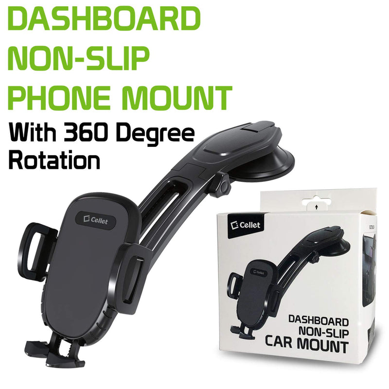 [Australia - AusPower] - Phone Holder, Car Dashboard Cell Phone Mount with Strong Suction Cup Universal Cradle Compatible with Apple iPhone Samsung Galaxy Note Android GPS LG 