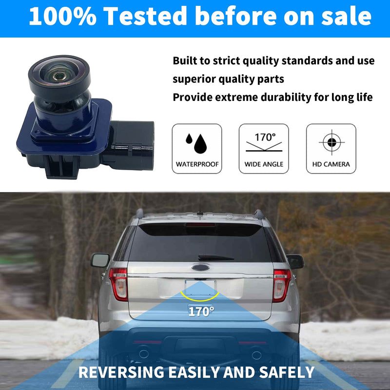 [Australia - AusPower] - Rear View Back Up Camera Multiangle Views Compatible with Ford Fusion 2013-2016 Replaces ES7Z19G490A ES7Z-19G490-A DS7Z19G490A DS7Z-19G490-A 