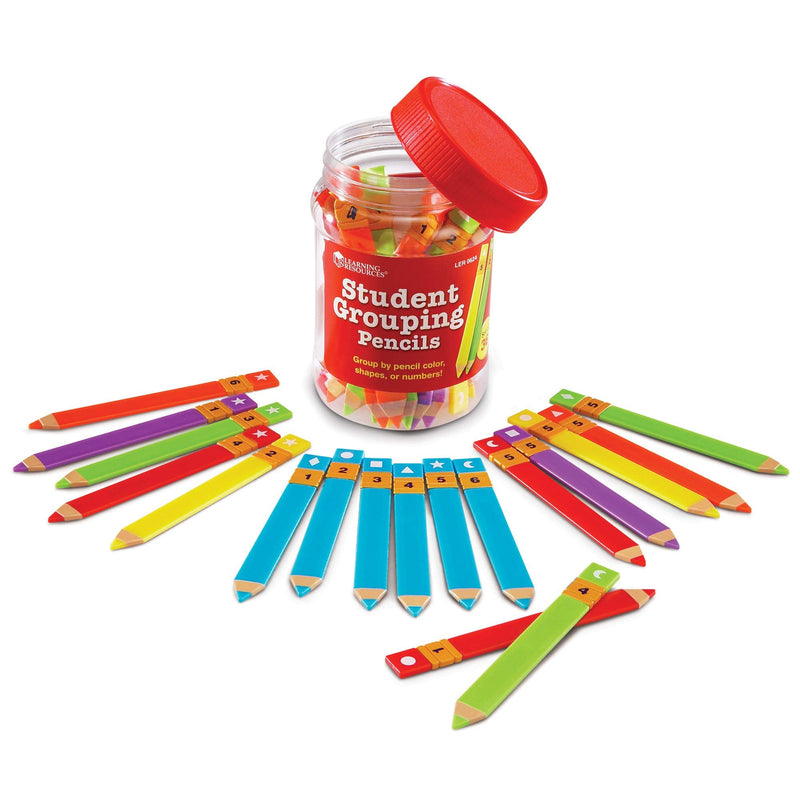 [Australia - AusPower] - Learning Resources Student Grouping Pencils,Multicolor,4 1/2 x 4/2 in 