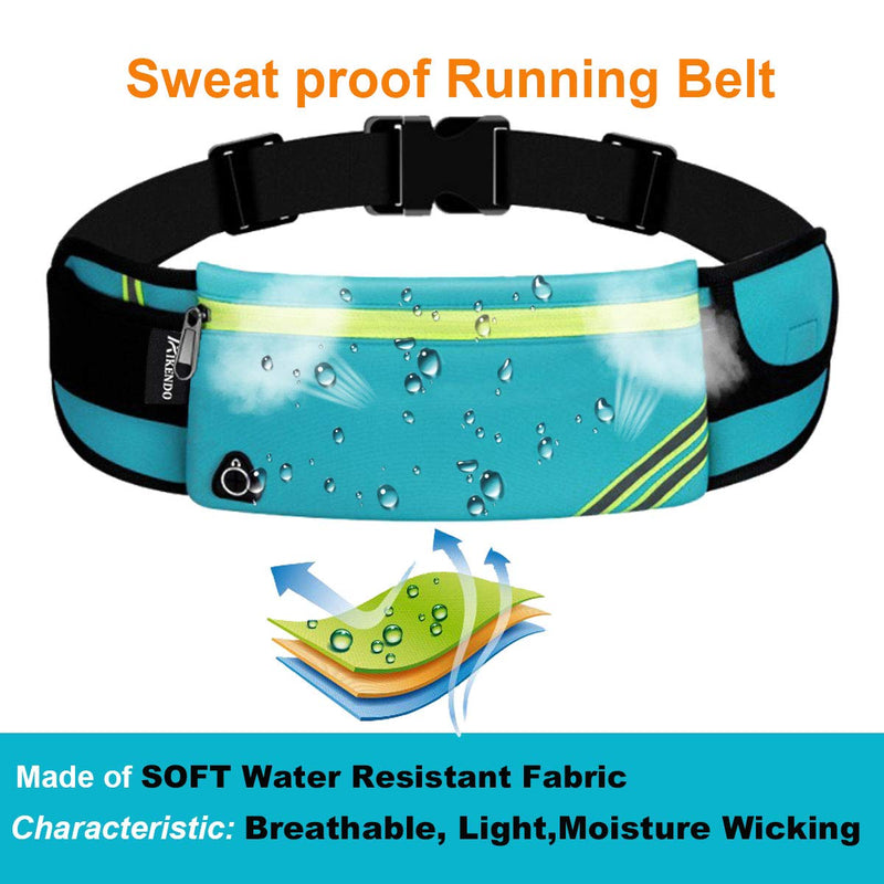 [Australia - AusPower] - Running Belt Waist Pack Bag,Workout Gear,Gym Fitness Fanny Pack for Phone,Cell Phone Holder for Running,Jogging Pocket Belt for Women & Men,Running Accessories Compatible with iPhone 13 12 pro(Blue) Blue 