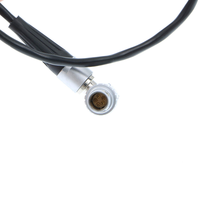 [Australia - AusPower] - Alvin's Cables Timecode Cable for Tentacle Sync Timecode Generator to ARRI Alexa Sound Devices 3.5mm TRS to 5 Pin Cable 50cm| 19.7inches 50cm right angle 5 pin 3.5mm→5 Pin 