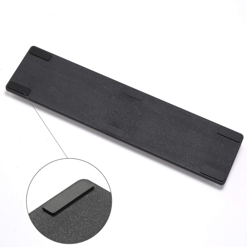 [Australia - AusPower] - LTC Keyboard Wrist Rest, Cushion Support Pads for Keyboard, for Office, Gaming, Computer PC Laptop Mac Typing, with PU Leather & Anti-Slip Rubber Base, Angle Inclined (60% Compact, White) 60% Compact 