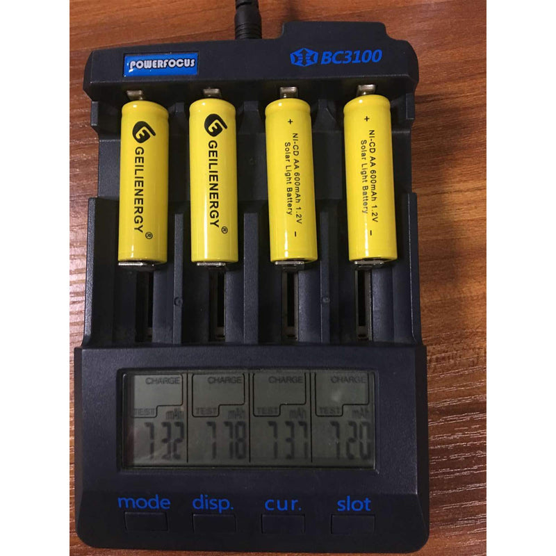 [Australia - AusPower] - 4 Pack BT183342 BT166342 BT162342 Phone Battery with 20PCS AA Rechargeable Batteries for Solar Lights 