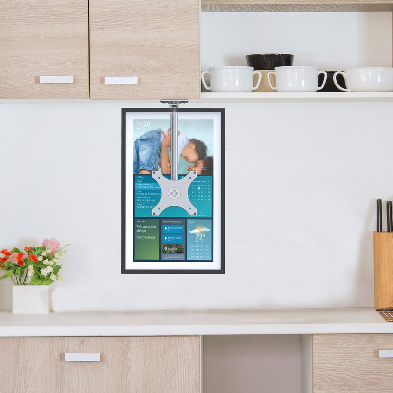[Australia - AusPower] - Letlar Show 15 Kitchen Under-Cabinet Mount, Adjustable Height Rotatable Swivel Tilt Mount for 15, Forward and Stowed Show 15 for Saving Space length adjustable 