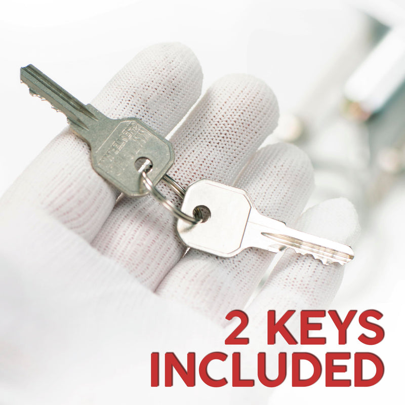 [Australia - AusPower] - Emergency Release Lock Kit, Universal Garage Door Emergency Release Lock Kit, Garage Door Opener Quick Release Lock Disconnect Key Lock 