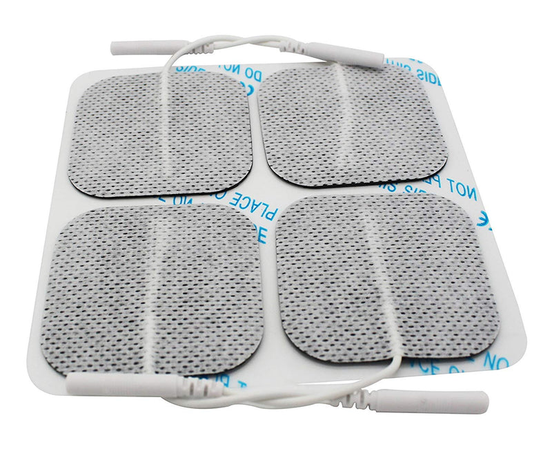 [Australia - AusPower] - TENS Unit Replacement Pads 2x2 40 Pcs Premium Reusable Electrode Pads - Self Adhesive Electro Therapy Patches for Electrical Stimulation - Non Irritating Stim Pads Design 