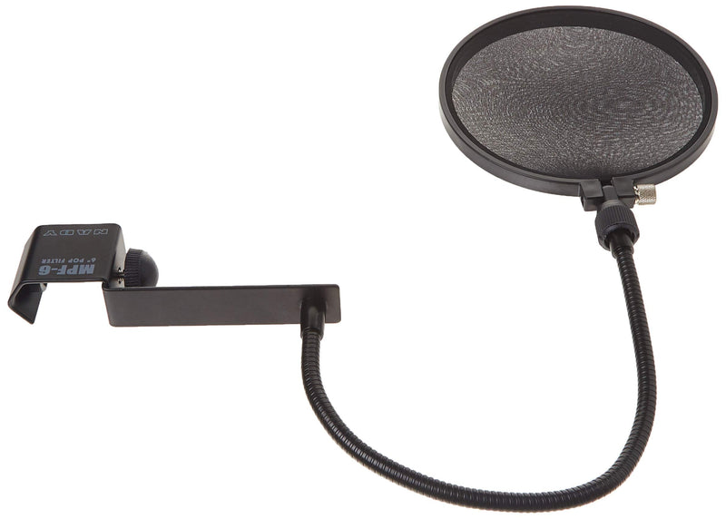 [Australia - AusPower] - Nady SPF-1 6-Inch Clamp On Microphone Pop Filter with Flexible Gooseneck and Metal Stabilizing Arm (2018 Upgraded Model of MPF-6) Upgraded Pop Filter with Stablizing Arm 