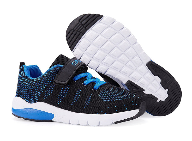 [Australia - AusPower] - MAYZERO Kids Tennis Shoes Running Sports Shoes Breathable Athletic Shoes Lightweight Walking Shoes Fashion Sneakers for Boys and Girls 4.5 Toddler Blue 