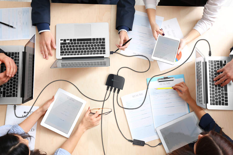 [Australia - AusPower] - Cable Matters USB to 4-Port Gigabit Ethernet Switch for Network Sharing with TV, Laptop, Gaming Console (USB Ethernet Splitter, USB Network Switch, USB to Ethernet Adapter, USB Gigabit Switch) 