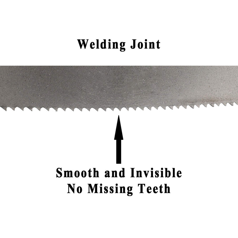 [Australia - AusPower] - Imachinist S6412121418 Bi-Metal Band Saw Blades 64-1/2" X 1/2" X 14/18tpi for Cutting Soft Ferrous Metal Variable Teeth 