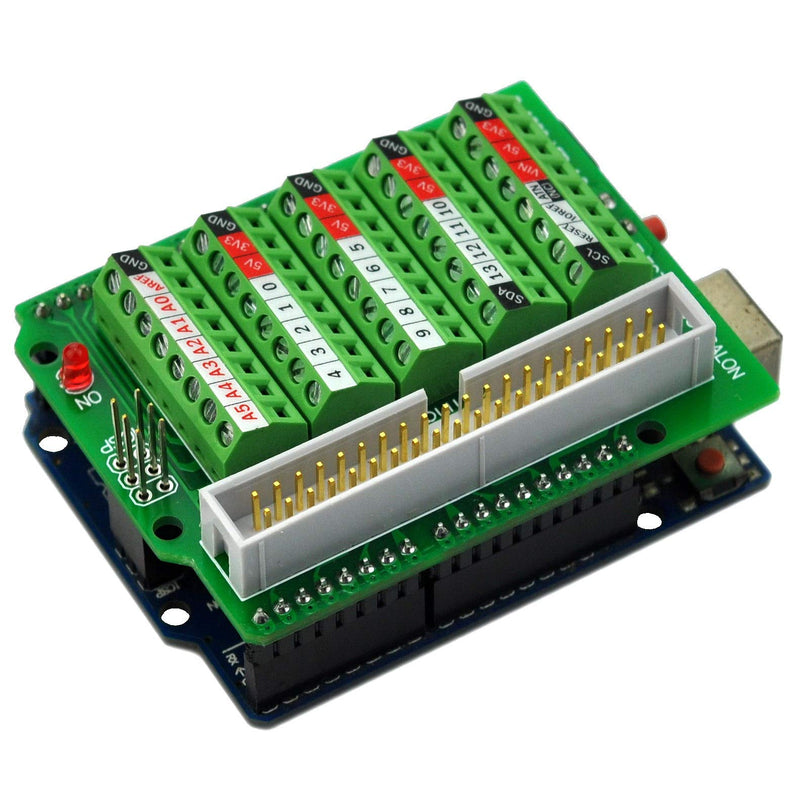 [Australia - AusPower] - Electronics-Salon Arduino Screw Terminal Block Breakout Module, for Arduino UNO R3. 