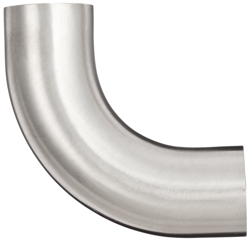 [Australia - AusPower] - Dixon B2S-R100P Stainless Steel 316L Sanitary Fitting, 90 Degree Polished Weld Long Elbow with Tangent, 1" Tube OD 