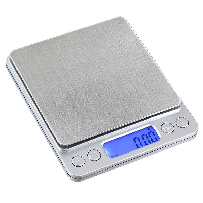 [Australia - AusPower] - OLLGEN Mini Weigh Digital Pocket Scale Portable Jewelry Gram Scale with Backlight LCD Display Tare and PCS Features 3000 x 0.1 Gram 