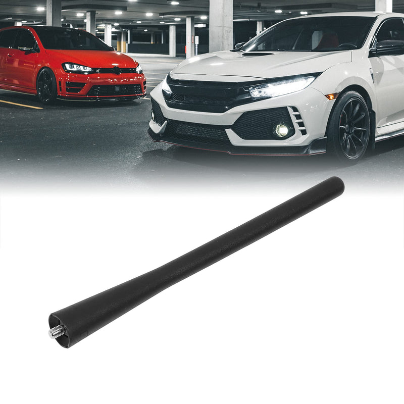 [Australia - AusPower] - X AUTOHAUX 7" 18cm Car Stubby Antenna Radio AM FM Signal Antenna Mast Short Aerial Replace 39151-SWA-305 for Honda CRV 07-17 Black 