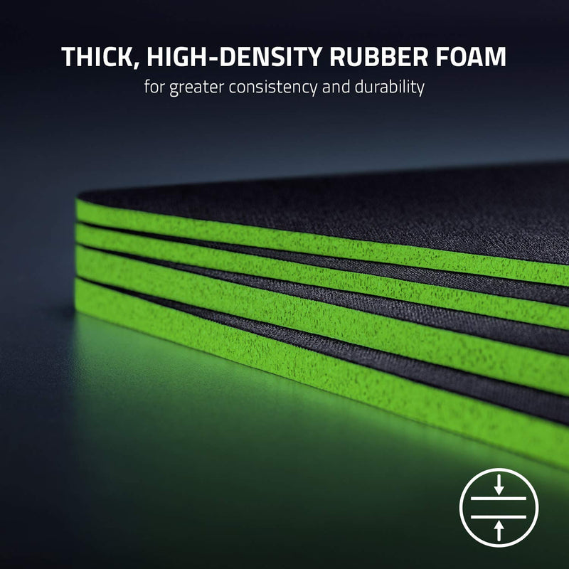 [Australia - AusPower] - Razer Gigantus v2 Cloth Gaming Mouse Pad (Medium): Thick, High-Density Foam - Non-Slip Base - Classic Black Medium Mat 