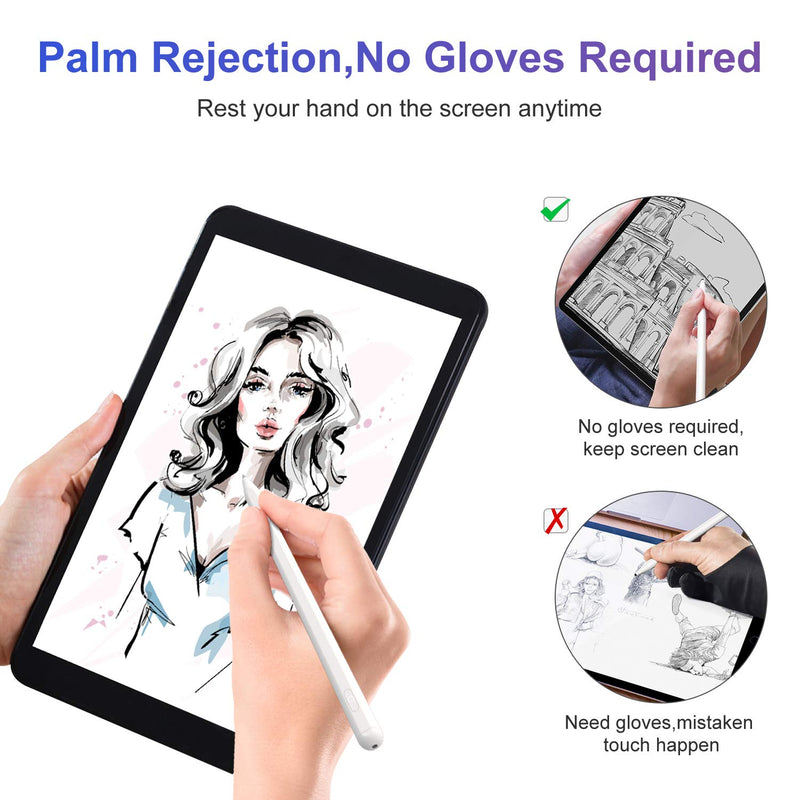 [Australia - AusPower] - Stylus Pen for iPad with Palm Rejection, 2021 GUSGU Magnetic Active Stylus Pen for Touchscreen, Digital Pencil Compatible with iPad(6th&7th Gen) Air(3rd Gen) Mini(5th Gen) Pro 11/12.9(3rd Gen) 
