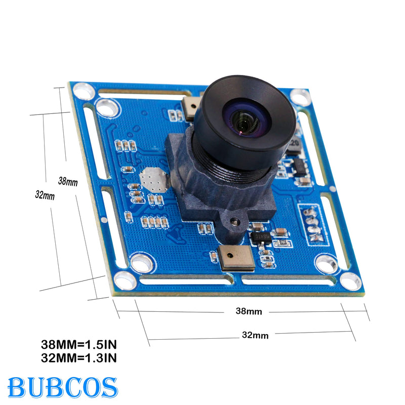 [Australia - AusPower] - BUBCOS Camera Module Imx323 Sensor 2.0 Cmos Sensor Low Light H. 264 Lightburn Camera with Microphone, 0.01lux OTG Uvc Plug & Play Free Drive for Raspberry Pi Camera 3MP IMX323 