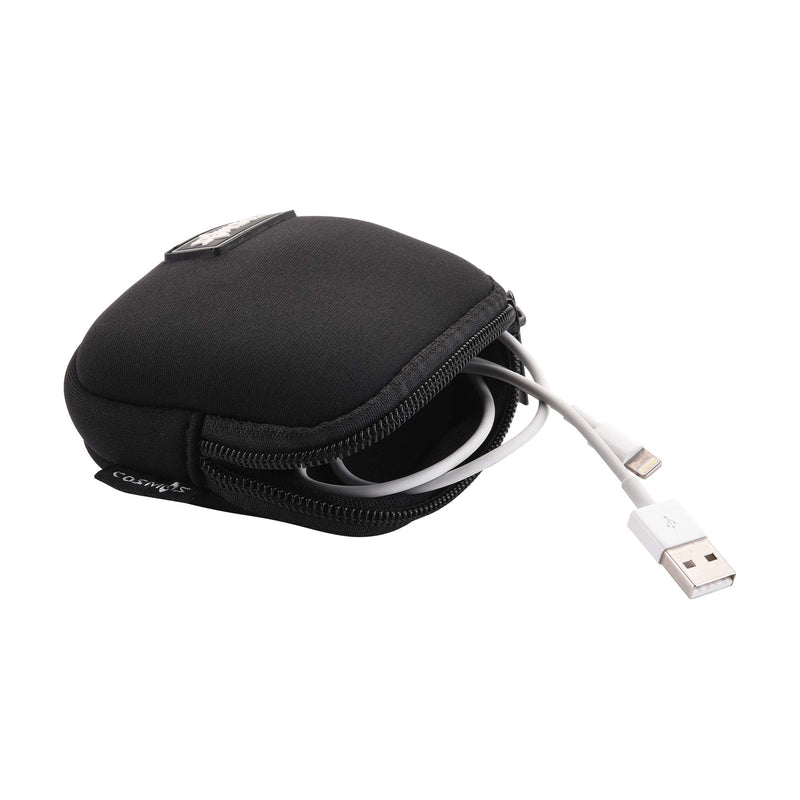 [Australia - AusPower] - CM Pack of 2 Mini Pouch Case Bag Small Travel Storage Carrying Bag Compatible with MagSafe Power Adapter, Laptop Accessories Cables, Cords, USB Drives, Earphones 