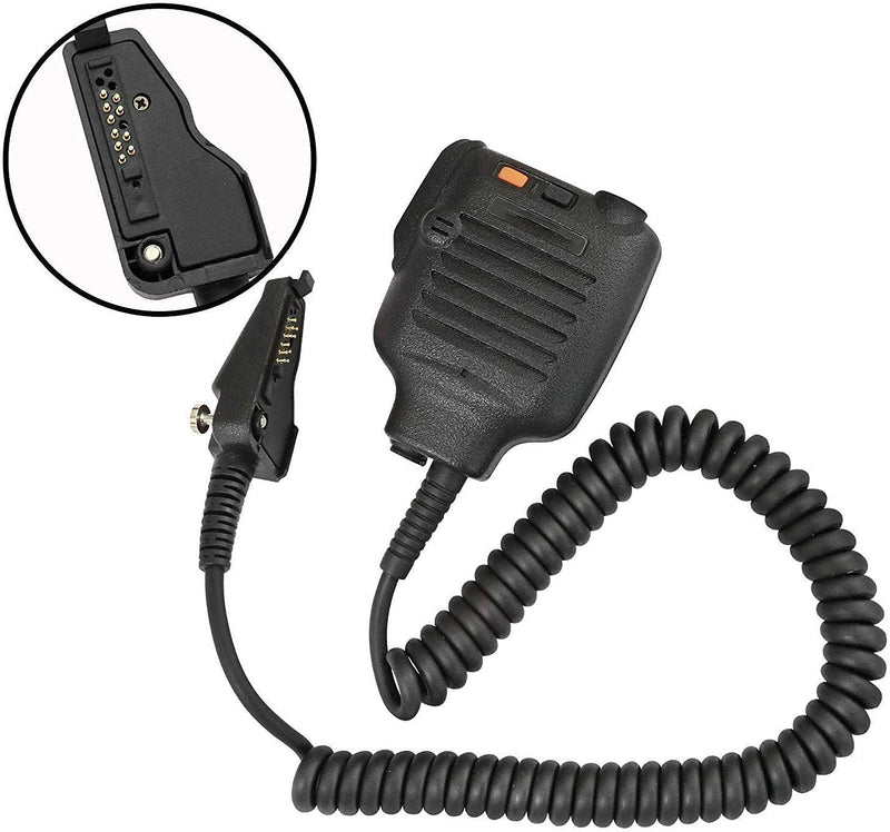 [Australia - AusPower] - Amasu KMC-25 Shoulder Mic Speaker Microphone Compatible with NX-200 NX-210 NX-300 NX-3200 NX-3300 NX-410 NX-411 NX-5200 NX-5300 NX-5400 TK-2180 TK-3180 TK-5210 TK-5220 TK-5410 