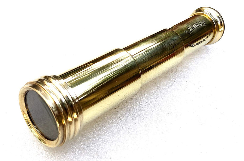[Australia - AusPower] - ALADEAN Pirate Spyglass Gift for Boys Girls & Kids Captain's Brass Telescope | 7" Scout Scope - Birthday Gift Baptism Confirmation Educational Toy (Lemiere Du Roi- Palais Royal) 