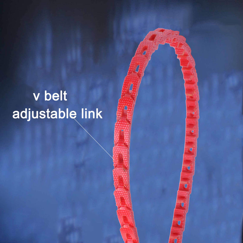 [Australia - AusPower] - 4 FT Power Twist V-Belt 3/8-Inch x 4 Feet Z Type, Adjustable Link V-Belt Perfect for Lathes, Table Saws & Woodworking Tools 