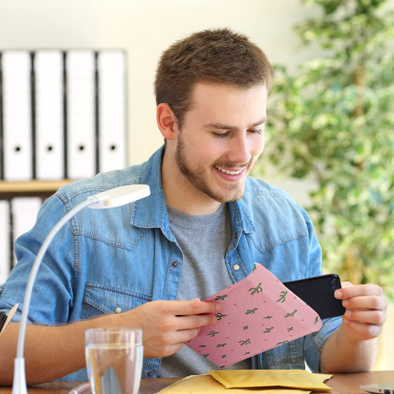 [Australia - AusPower] - Metronic 6 x 10 Inch 25 Pack Bubble Mailers, Cactus Print Poly Bubble Mailer Cute Small Mailer,Bubble Envelopes,Padded Mailers for Shipping Jewelry,Lips,Cosmetic,DVD,Waterproof, Self-Seal Adhesive 6x10" 
