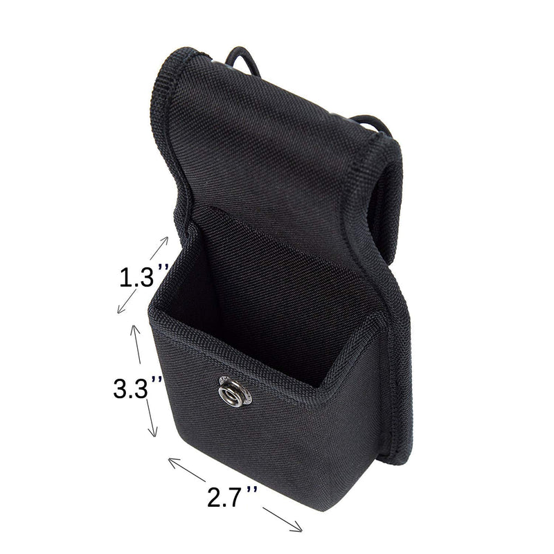 [Australia - AusPower] - Universal Radio Case Two Way Radio Holder Universal Pouch for Walkie Talkies Nylon Holster for Motorola Kenwood Icom HYT Arcshell baofeng UV5R UV82 888S F8HP Retevis H777 (1 Pack) 1 pack 