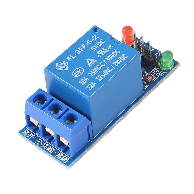 [Australia - AusPower] - AITRIP 10PCS 5V One Channel Relay Module Relay Switch with OPTO Isolation High Low Level Trigger Compatible with Arduino Raspberry pi ARM AVR 1CH-5V-10PCS 