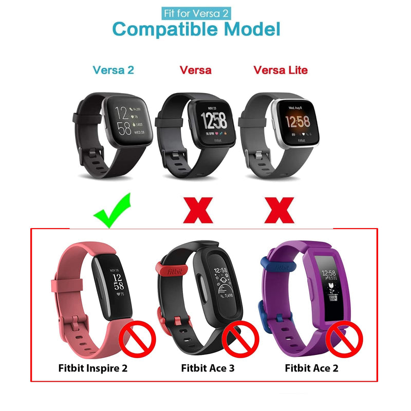 [Australia - AusPower] - WZHENB Fast Wall Charger for Fitbit Versa 2 (Only) Replacement USB Charging Cable Cord for Fitbit Versa 2 Watch Charger Dock USB Cable Cord 